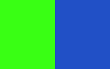 INDIGO/ NEON GREEN