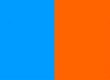 ORANGE/ SERENTITY BLUE