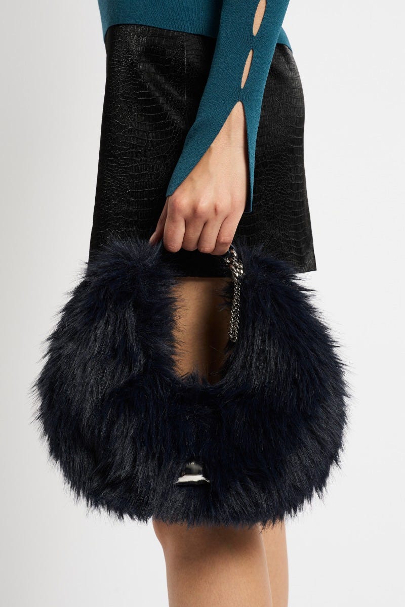 Fur bag hot sale