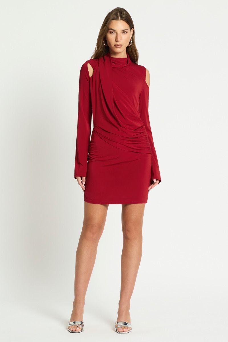Sass and bide red dress top