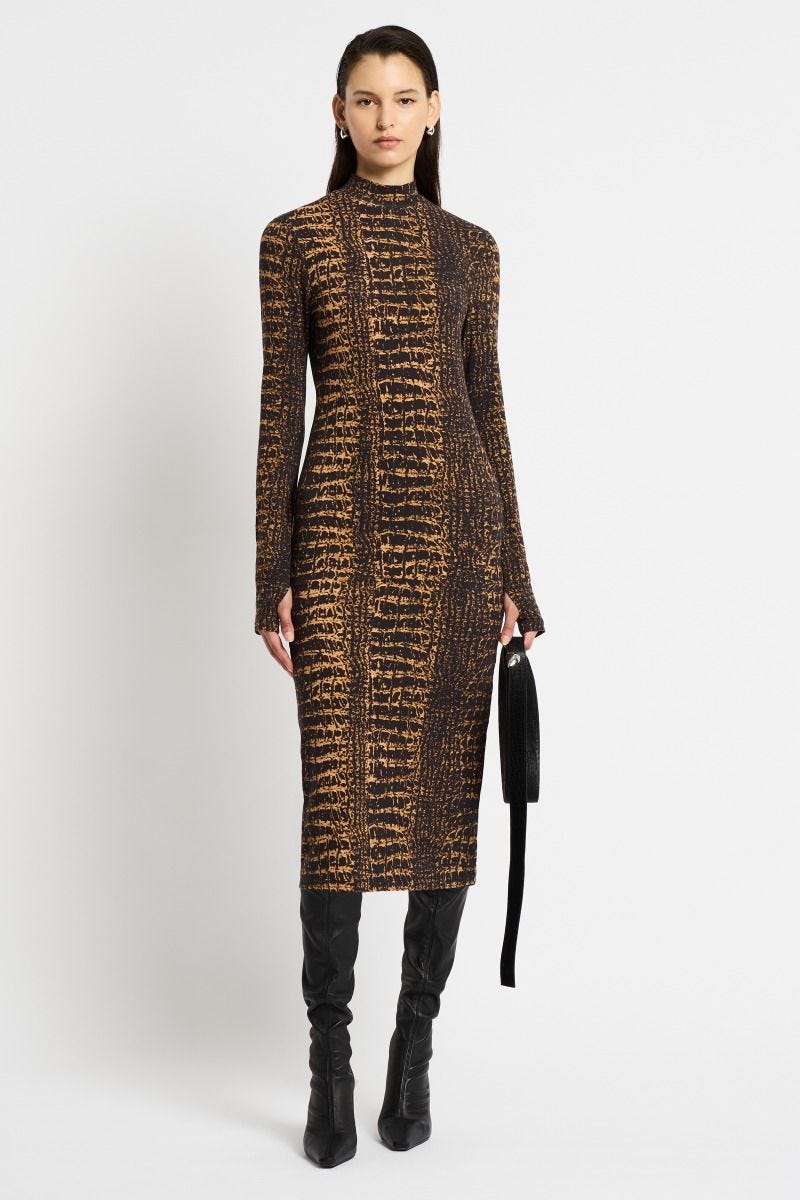Sass and bide leopard lounge dress sale