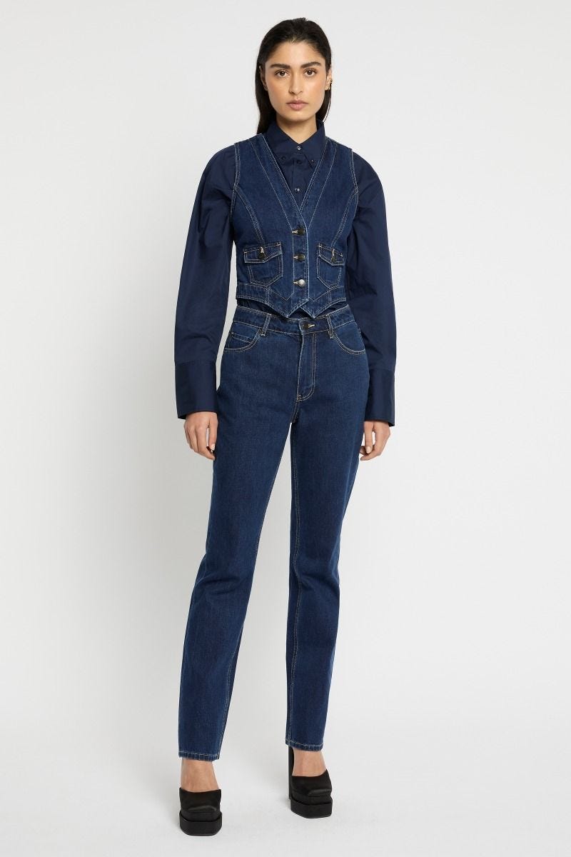 Sass and bide denim jumpsuit clearance
