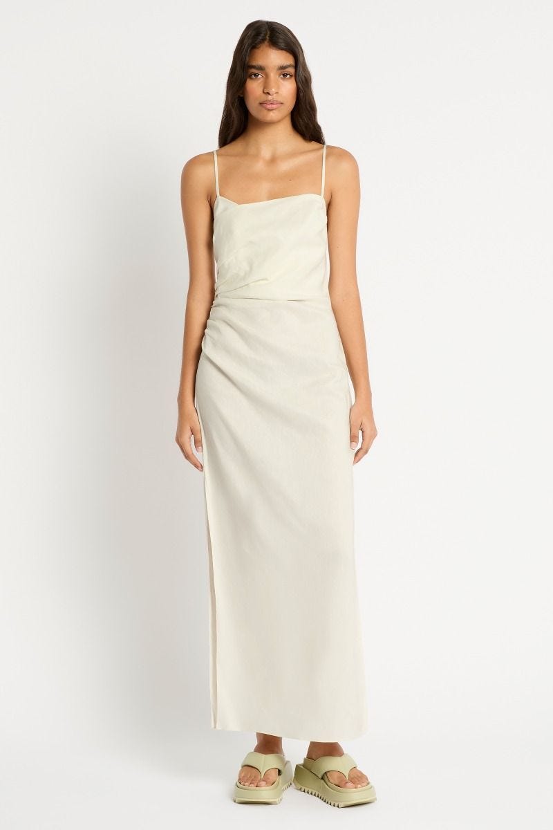 Sass and 2024 bide white dress