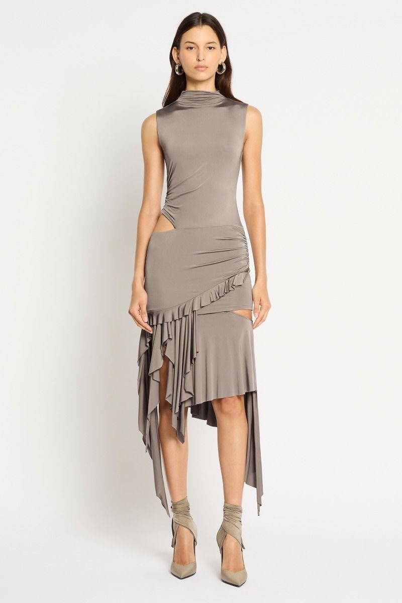 Midi Tea Length Dresses Designer Fashion sass bide