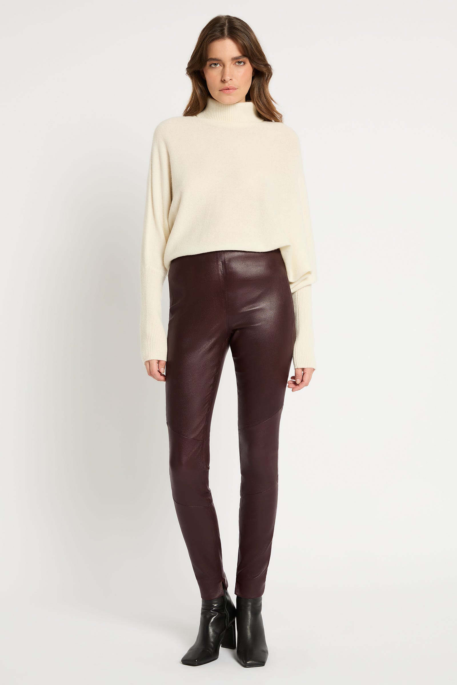 Plum shop leather leggings