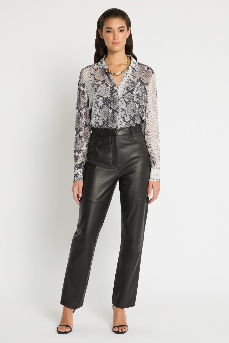 Sass and bide hotsell leather pants