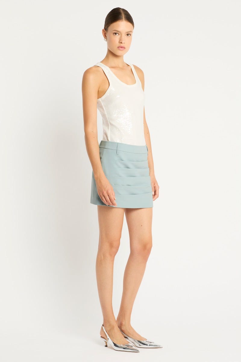 Sass Bide Women s Cubanito Mini Skirt