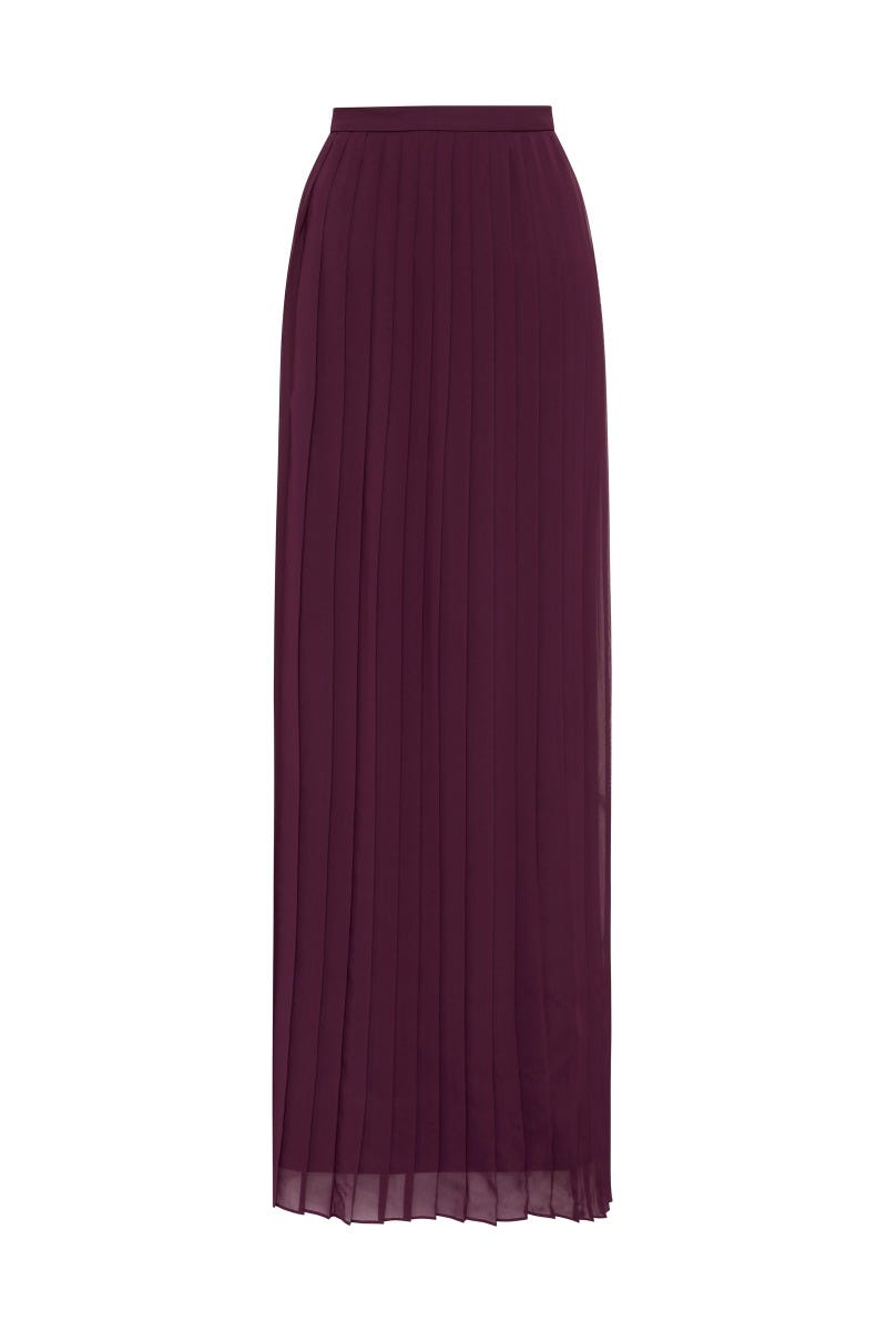 Uniqlo top maroon skirt