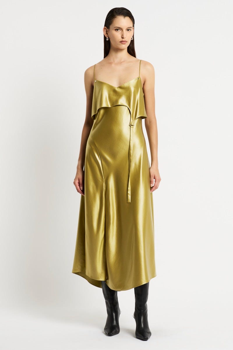Sass and bide gold dress online