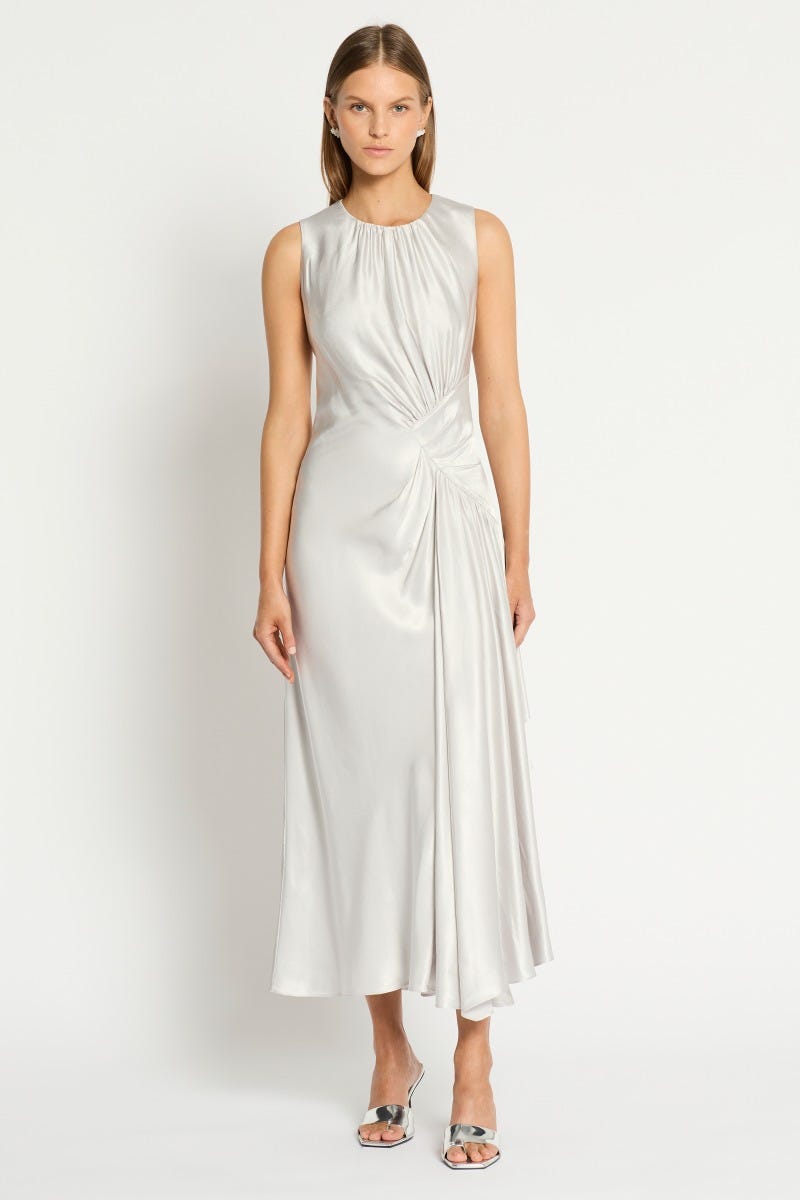 Sass and shop bide silver dress
