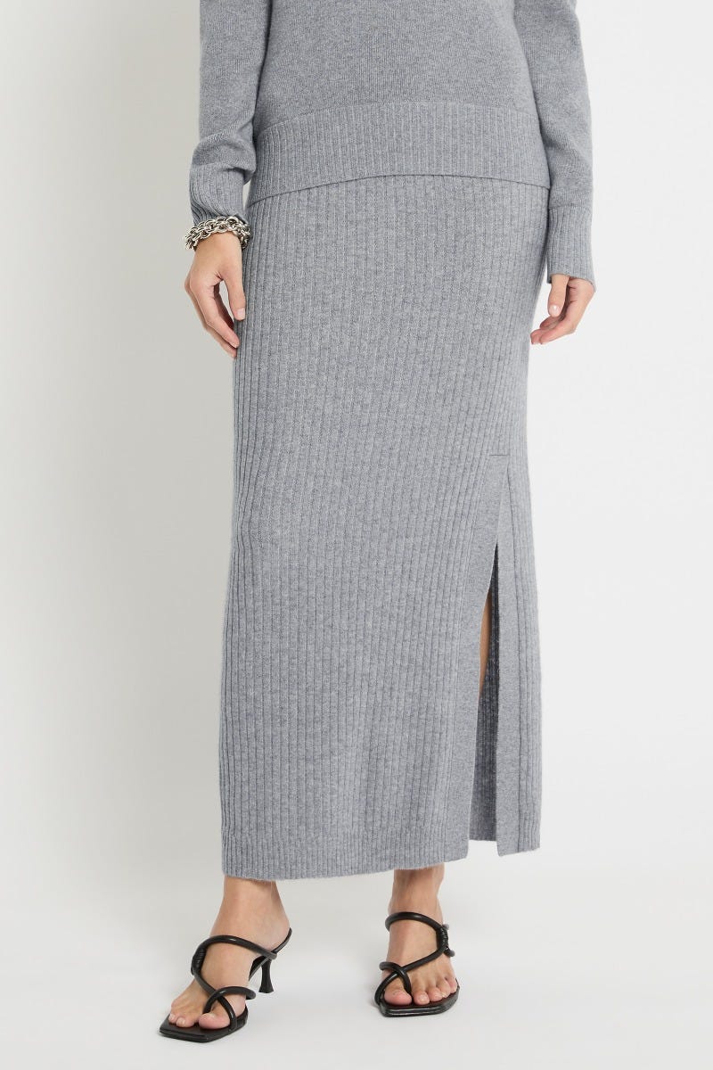Cashmere knit skirt store