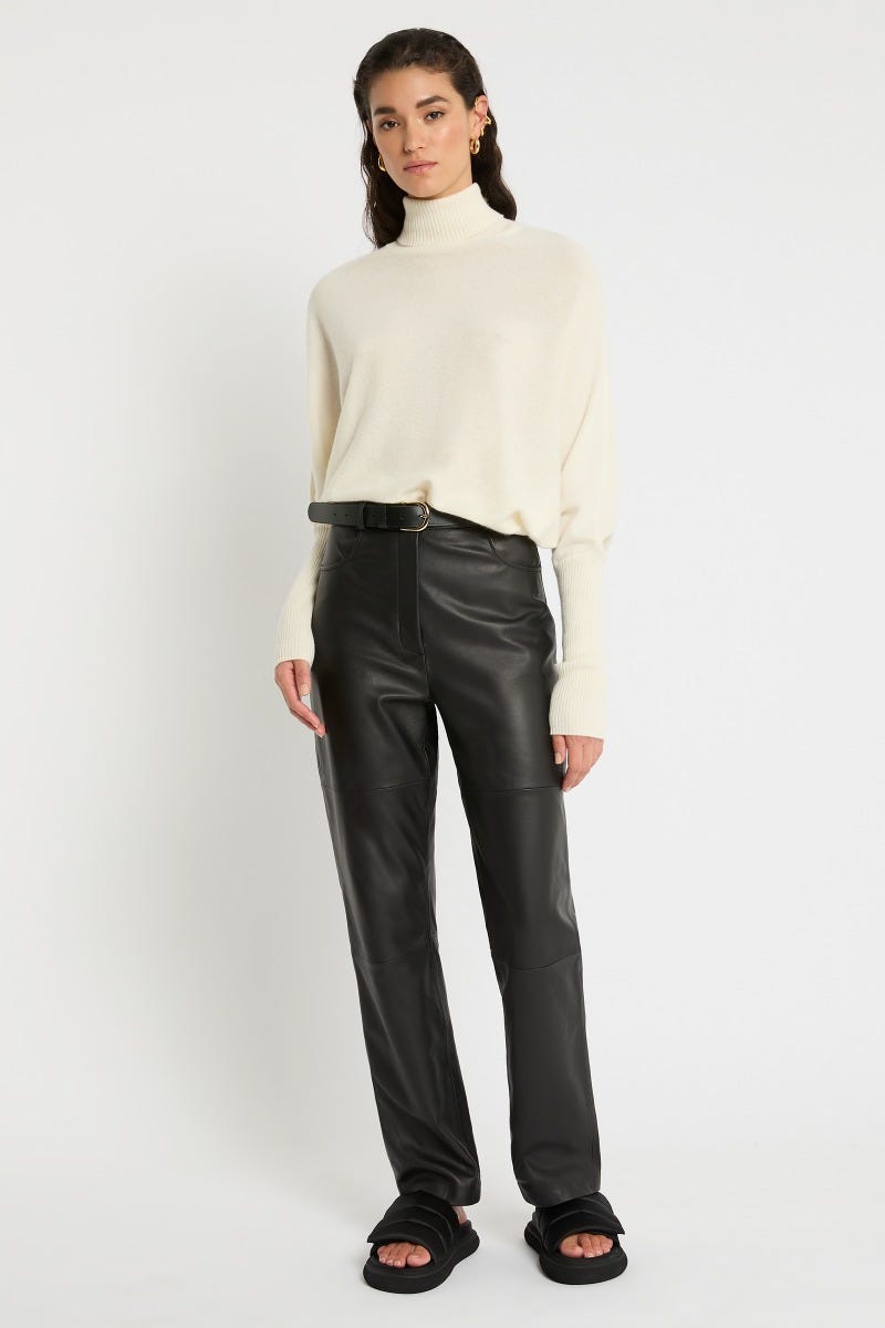 Sass Bide Women s Moda Cashmere Relaxed Knit Sweater