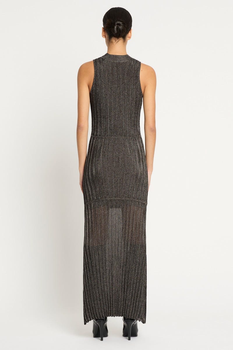 Sass Bide Women s Precious Metal Knit Dress